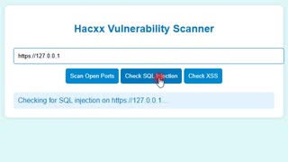 Hacxx Vulnerability Scanner Demo