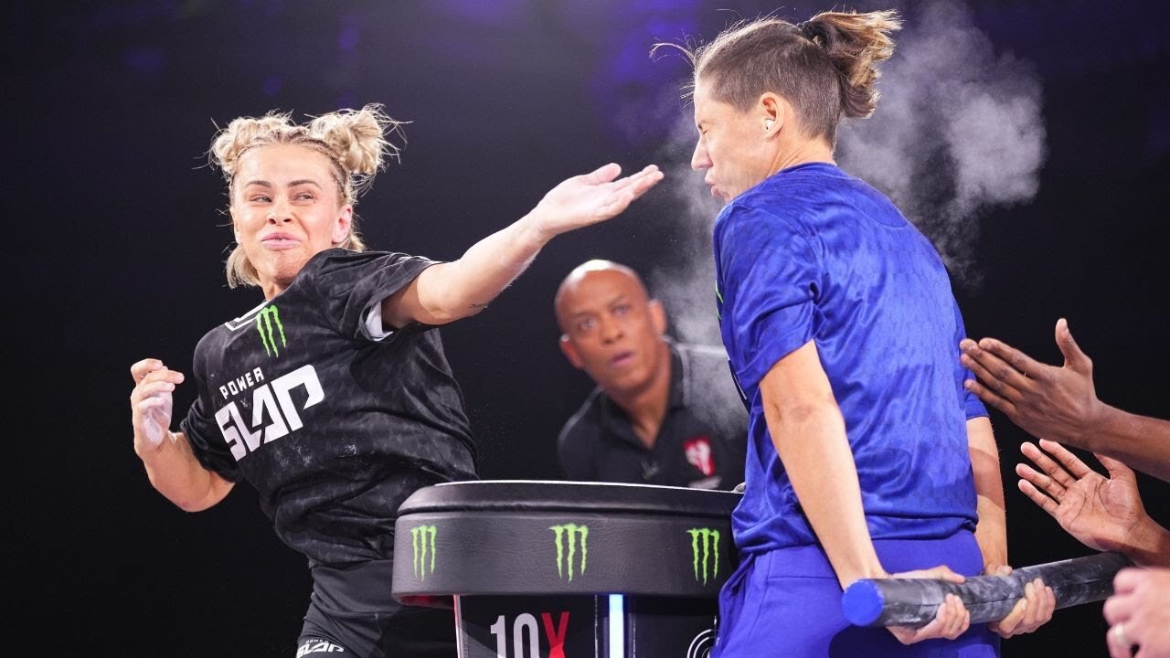 Ex-estrela do UFC dá o recado _ Paige VanZant vs Christine Wolmarans _ Power Slap 8 - Luta Completa