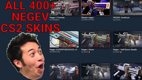 ALL Negev Skins CS2 Steam Workshop LIVE Reaction