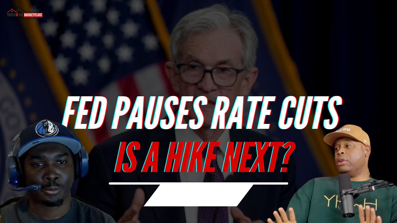 The FED Just Paused Rate Cuts… Is a Rate Hike Coming? #TheBag💰