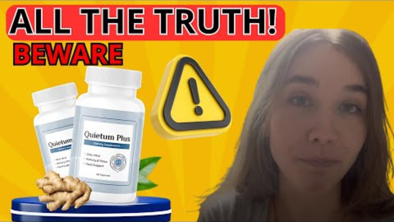 QUIETUM PLUS REVIEW - ((⚠️🚨ALL THE TRUTH🚨⚠️)) - Quietum Plus Reviews