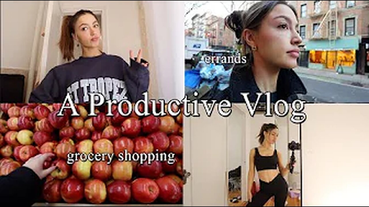 a productive vlog ★ moving, grocery shopping, etc.