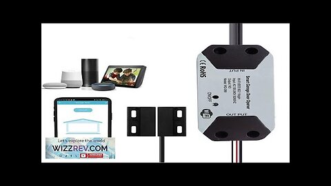 Tuya WIFI Smart Garage Door Controller APP Voice-controlled Smart Switch with Alexa Review