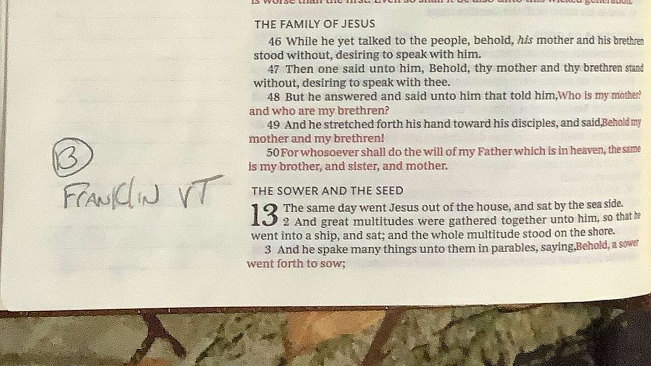 Matthew chapter 13