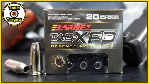 Makin' 45 Great Again!...Barnes Tac-X PD .45 ACP +P Self-Defense AMMO Ballistic Gel Test & Review!