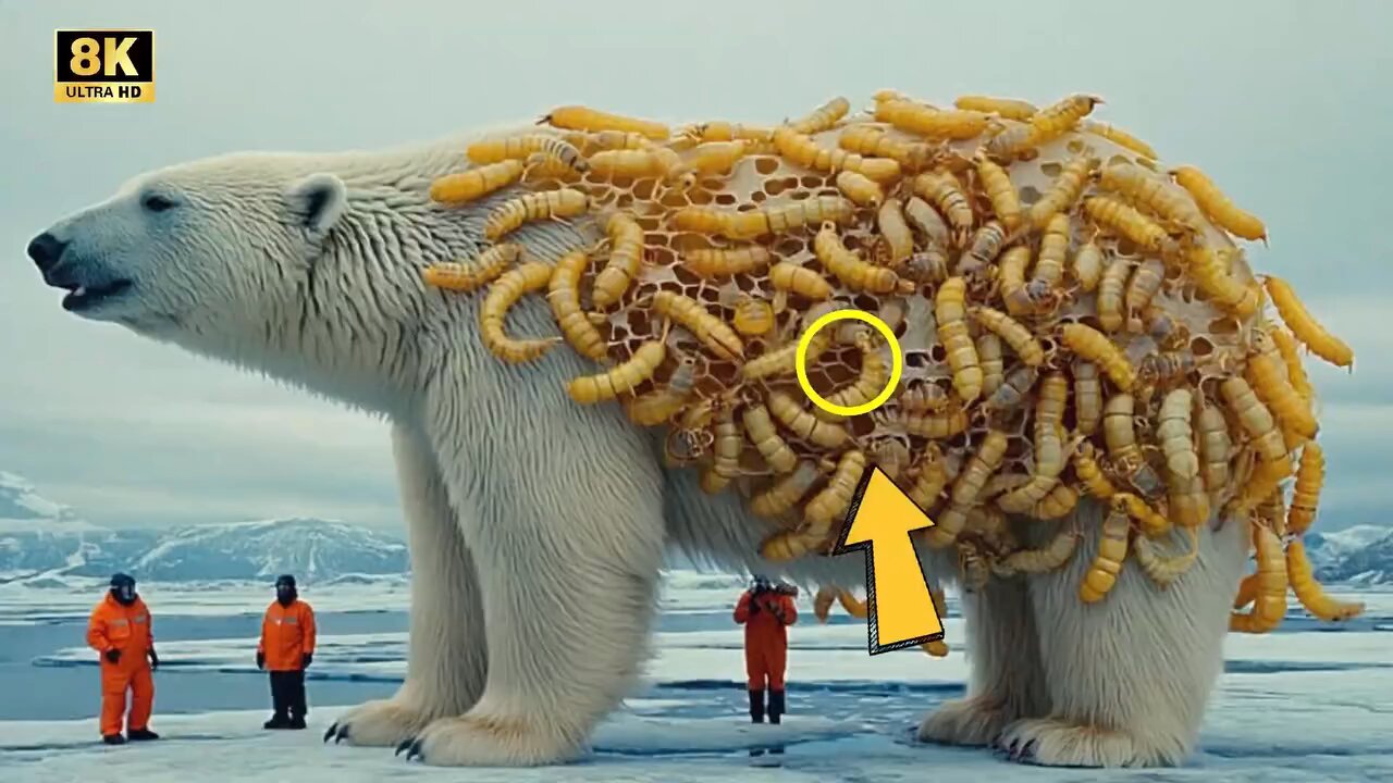 Rescue Team Saves White Bear Infested with Millions of Parasites – Incredible Rescue Mission!"