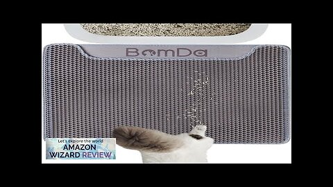 Cat Litter Mat Large Kitty Litter Box Trapping Mat 23x17'' Honeycomb Double Review