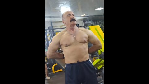 Turkish Moustached Old Man - Fitness Over 50