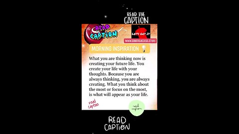 🗣Stay Focused, Think Positive, & Keep Creating‼️💪 #motivation #SoberCoach #MorningQuote #Quotes