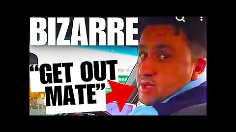 AGGRESSIVE TAXI DRIVER IN BRITAIN