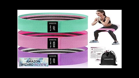 Fabric Resistance Bands for Working Out 3 Level Non-Slip Booty Bands Review