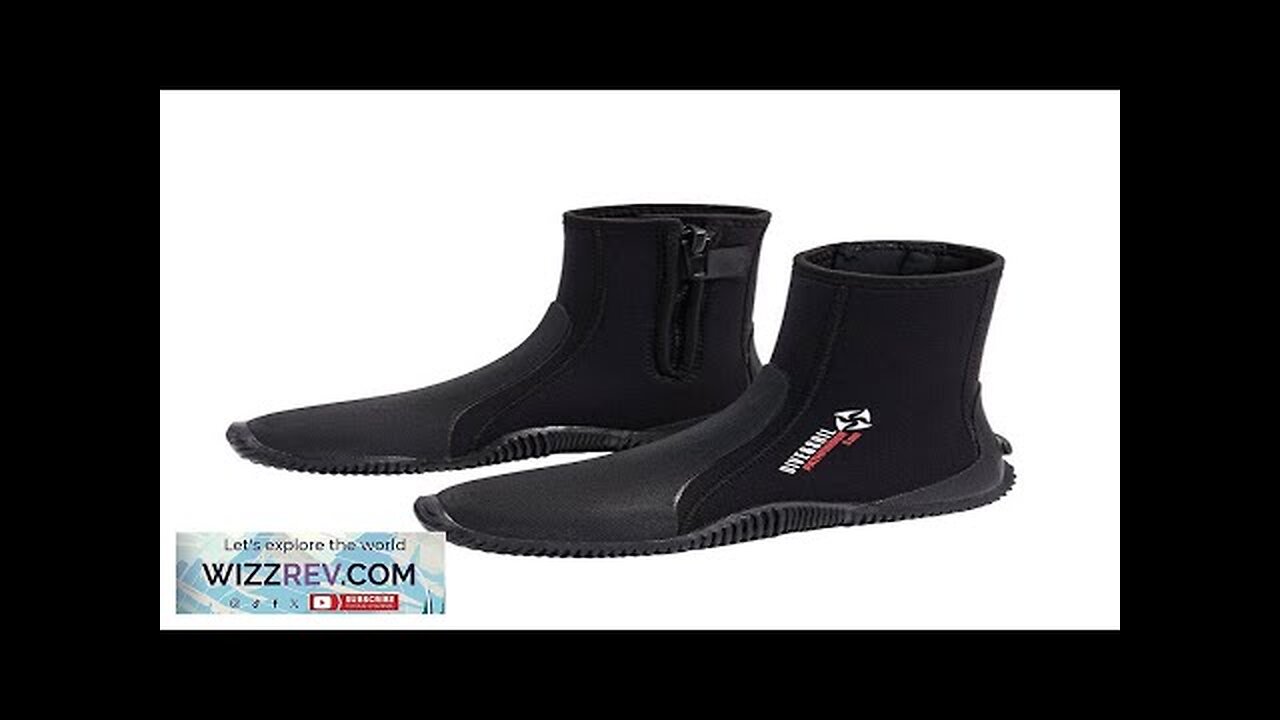 DIVE&SAIL 5MM Diving Boots Adult Snorkeling Booties Non Slip Silicone Sole Comfortable Review