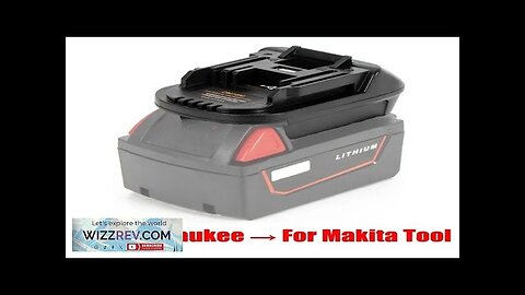 DM18M Battery Convertor Adapter for Milwaukee 18V for Dewalt 20V Li-ion Battery Review