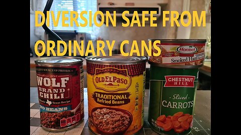 A CAN SAFE - HIDDEN INEXPENSIVE AND EASY TO MAKE