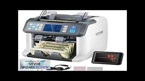 VEVOR Money Counter Machine Bill Counter with Mixed Denomination 2CIS SN UV Review