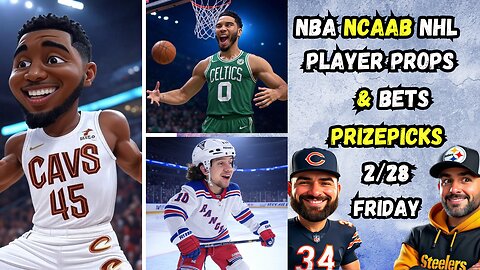 FREE NBA Player Props TODAY | NCAAB PICKS TODAY | PRIZEPICKS | 2/28/25