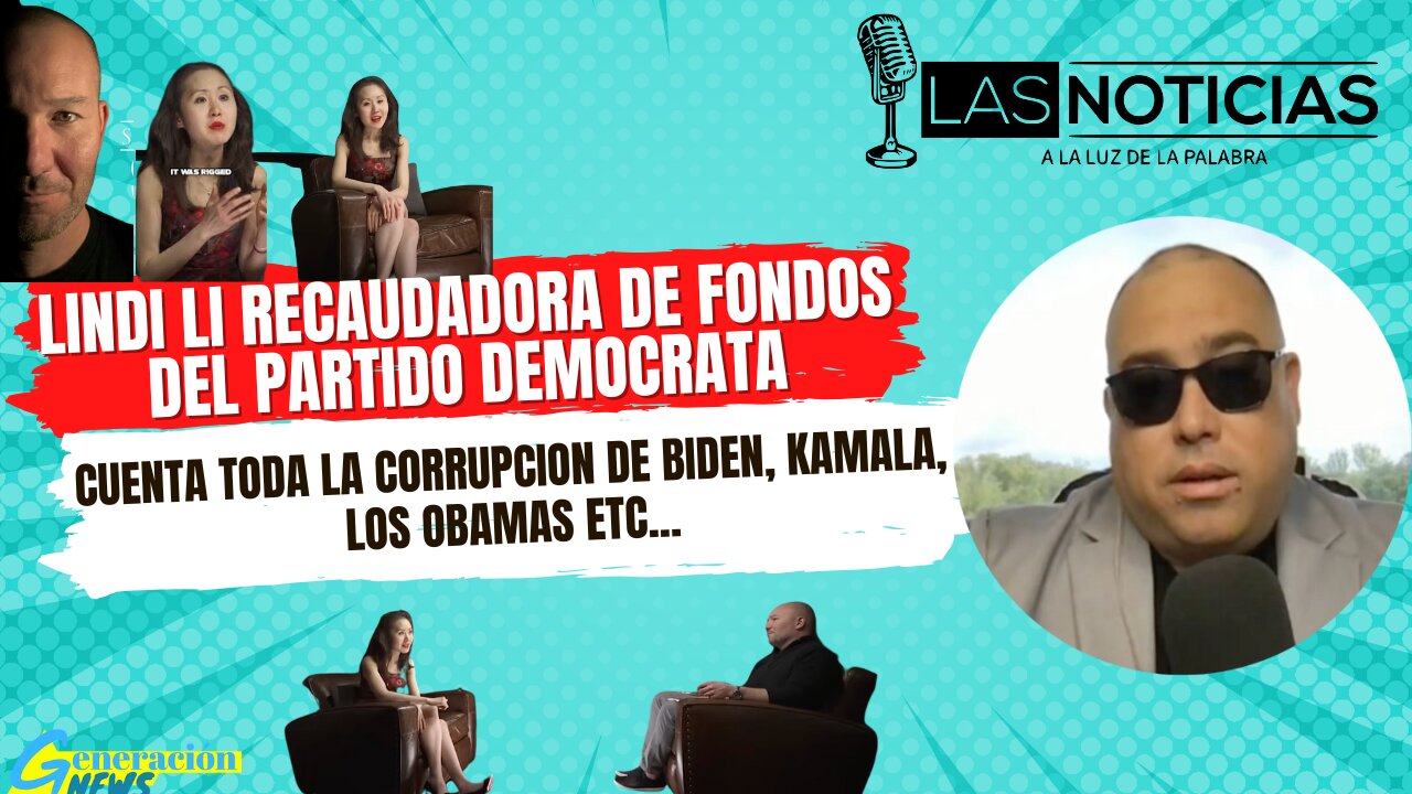 Lindi Li, recaudadora demócrata, expone la corrupción de Biden, Kamala, los Obama y más.