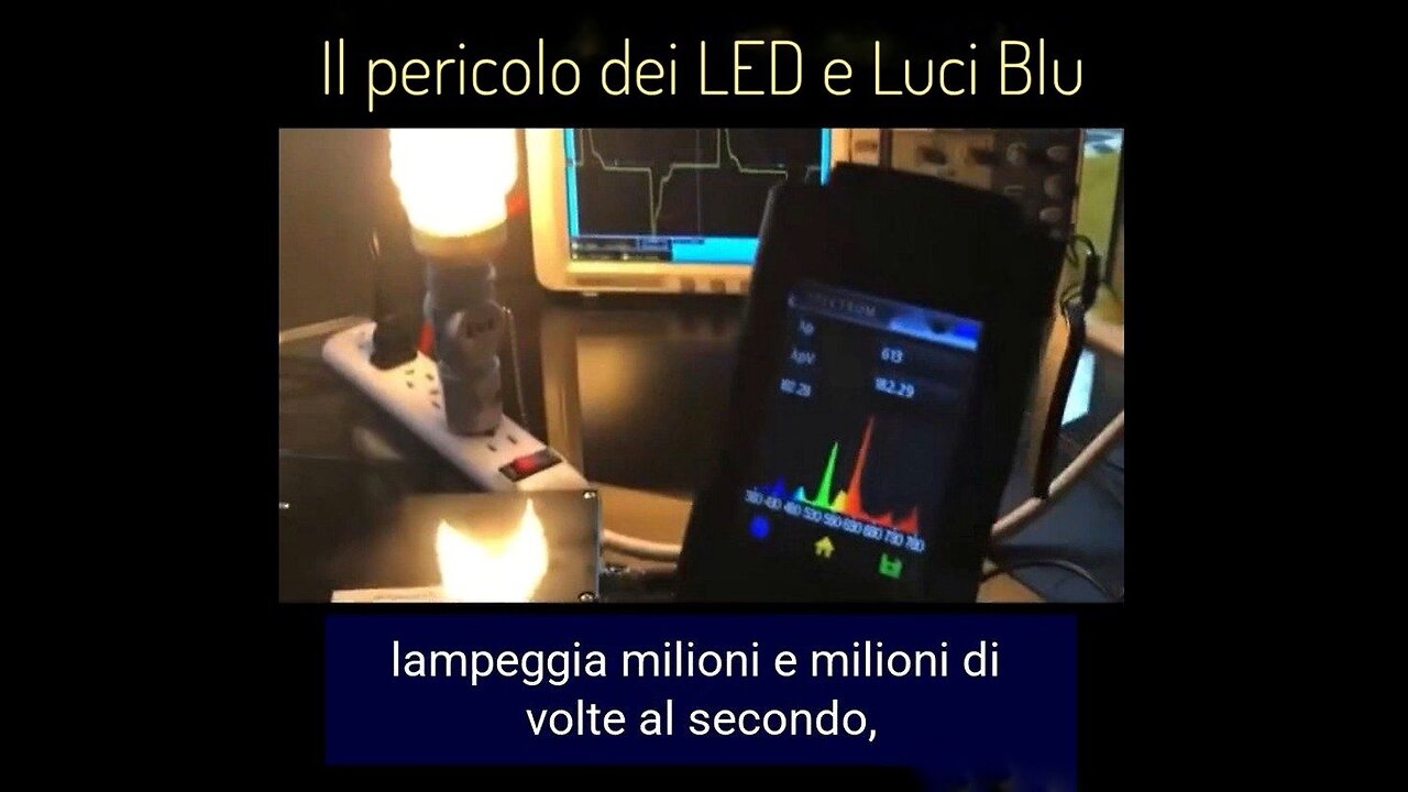 il pericolo dei led e delle luci blu SUB-ITA