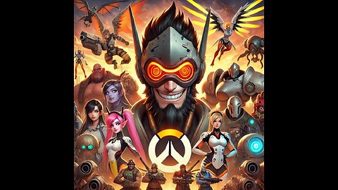 Overwatch Gaming all day all night 24/7