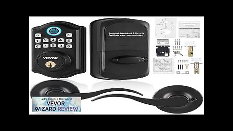 VEVOR Fingerprint Door Lock with 2 Level Handles Keyless Entry Door Lock Review