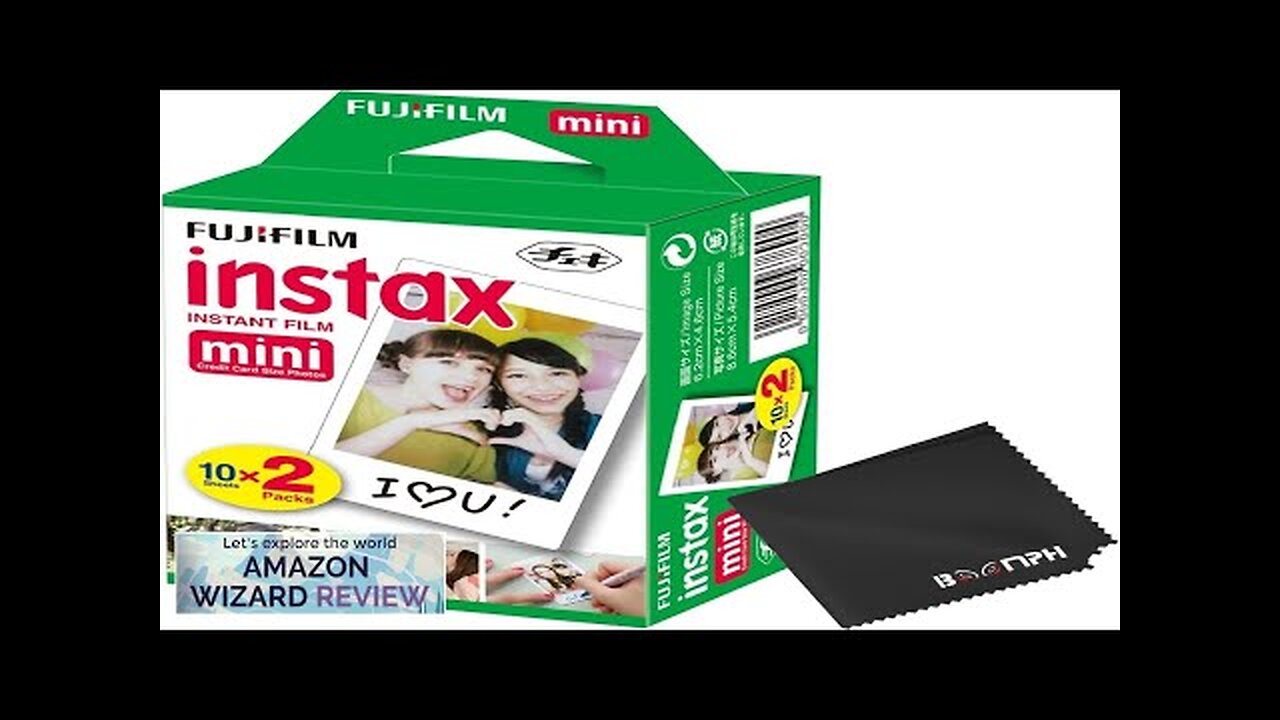 Fujifilm Instax Mini Instant Camera Film: 20 Shoots Total (10 Sheets x Review