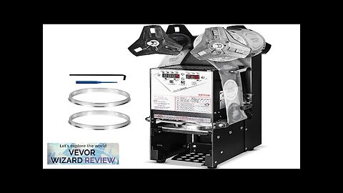 VEVOR Fully Automatic Cup Sealing Machine 500-650 Cups/H Cup Sealer Machine Review