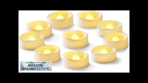 Homemory 12-Pack Flameless LED Tea Lights Candles Battery Operated 200+Hour Fake Electric Review