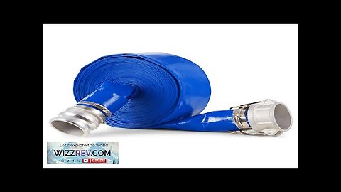 VEVOR Backwash Hose 3 in x 50 ft Blue High Quality Hose Review