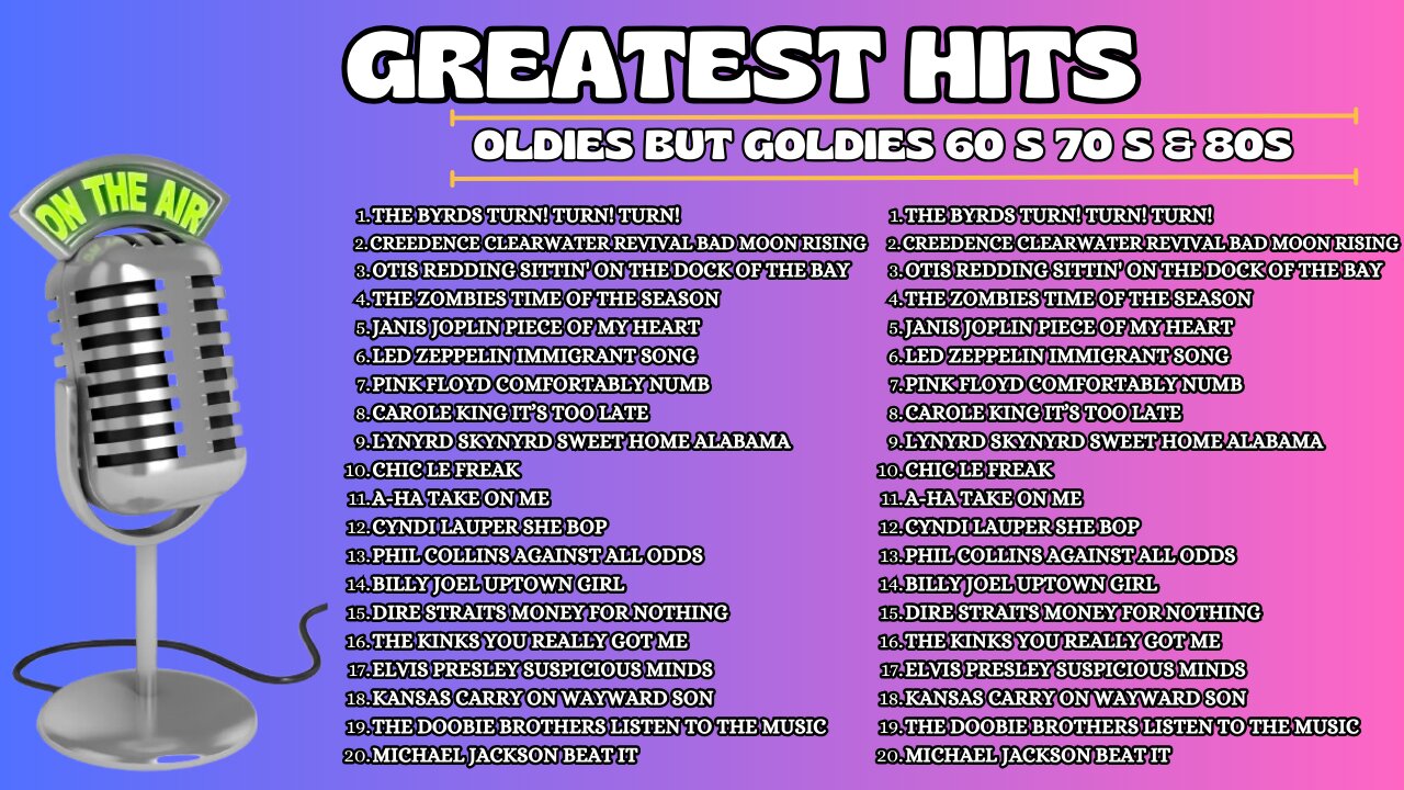 Classic Oldies But Goodies 60s 70s & 80s Greatest Hits - 6