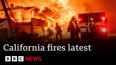 California inferno rages out- of- control as arson investigation launched