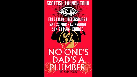 BOOK LAUNCH TOUR IN SCOTLAND, MARCH