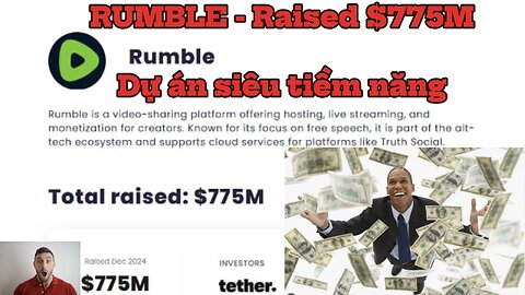 🔈 Rumble Airdrop - Raised $775M - Ether Investor 😂 #Rumble #airdrop #trending #video