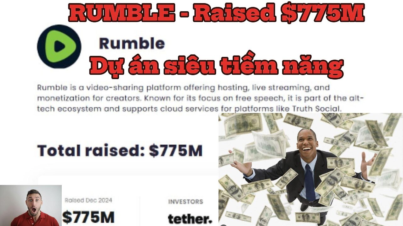 🔈 Rumble Airdrop - Raised $775M - Ether Investor 😂 #Rumble #airdrop #trending #video