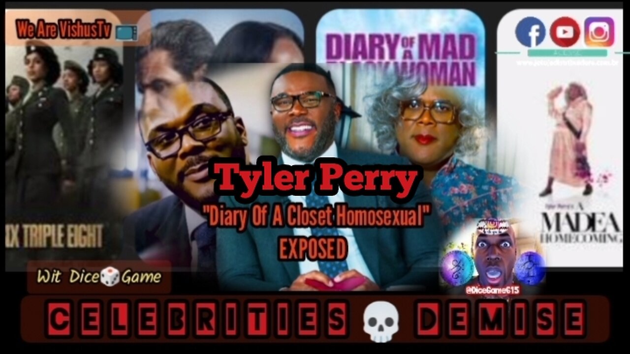 Tyler Perry: Diary Of A Closet Homosexual... "Exposed" Part:1 #VishusTv 📺