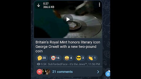 News Shorts: George Orwell and the 2 Pound Coin