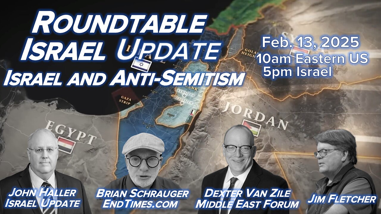 2025 02 13 Roundtable Israel Zionism and Antisemitsm with Schrauger - Van Zile - Fletcher - Haller