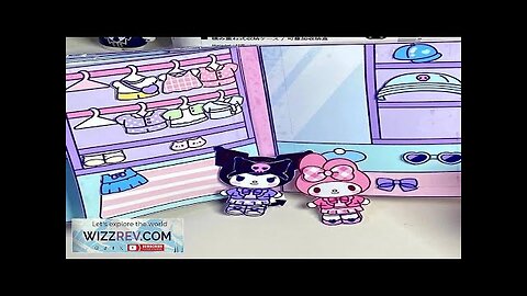 DIY Sanrio Kuromi Handmade Anime Gift Toys Sticker Quite Book Funny Montessori Review