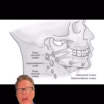 Here’s another clip on draining lymph from your face and teeth (jaw) down into the...