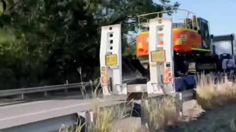 Massive Wheel Loader in Action! 🚜 | Lowboy Trailer Shipping