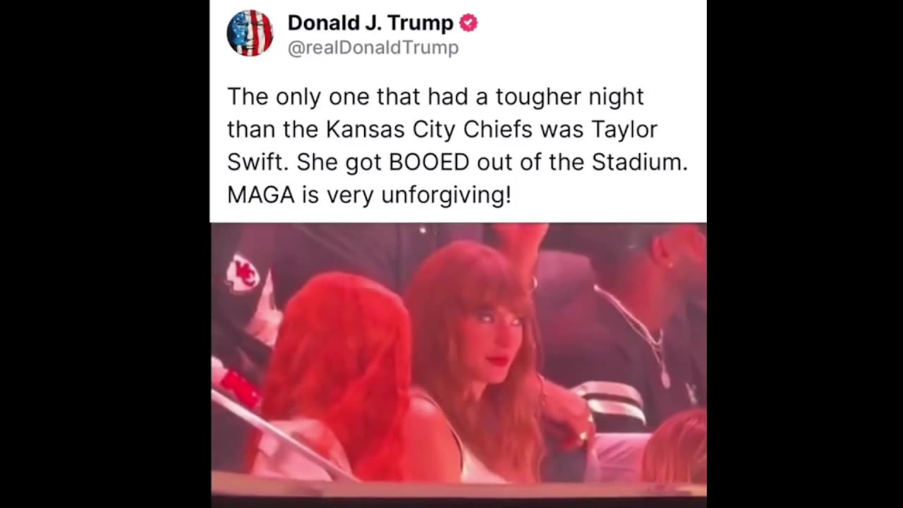 Taylor Swift đã bị MAGA la ó đuổi khỏi sân tại Super Bowl🤦♂️🤦♂️🤦♂️🤦♂️🤦♂️