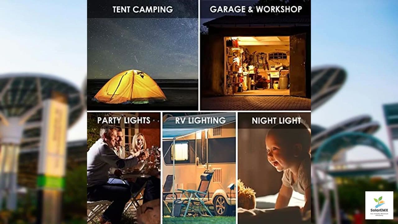 Onite USB LED Light Bulb, 5W Warm White Camping Lantern