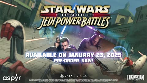 Star Wars： Episode 1： Jedi Power Battles - Official Jar Jar Binks Reveal Trailer