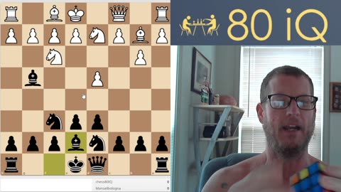 80 IQ Autistic Hillbilly Solves Rubik's Cube While Playing Chess