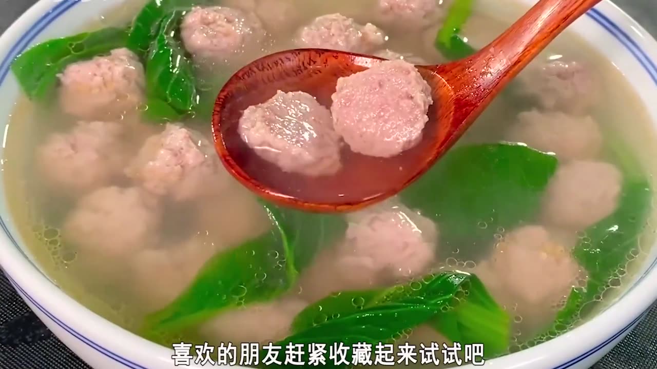 There is a trick to make delicious meatball soup.