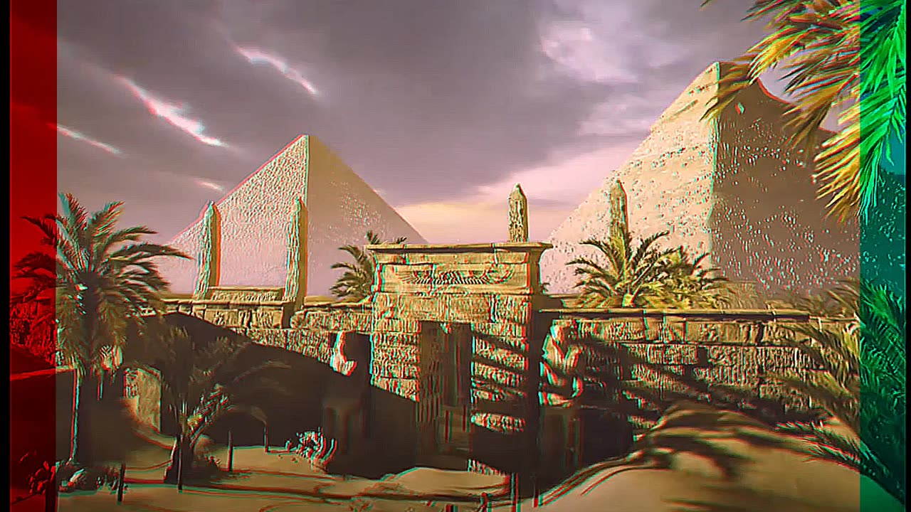 Anaglyph 3D - Amenti Egyptian Horror Complete Movie Play