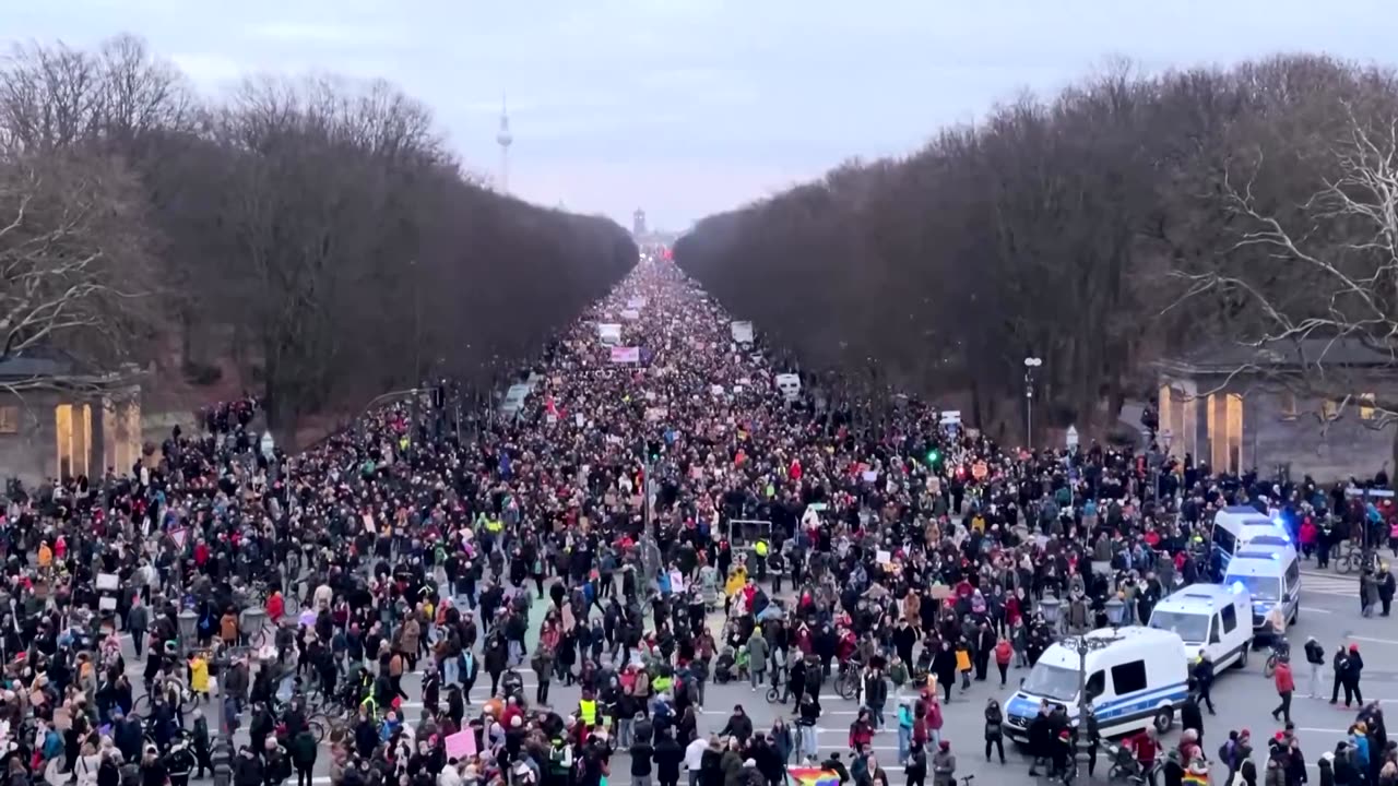 Berlin sees massive protest against proposed immigration crackdown