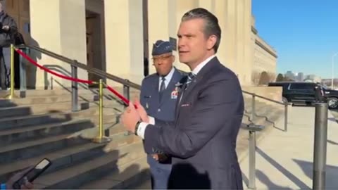 Pete Hegseth answers some questions his first day