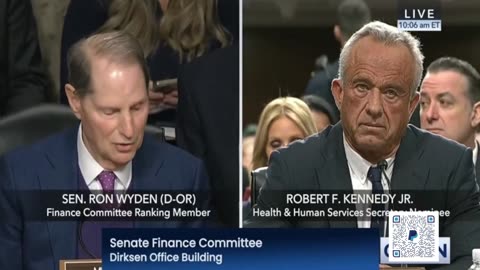 (D) Sen Ron Wyden Accuses RFK Jr of Killing Children