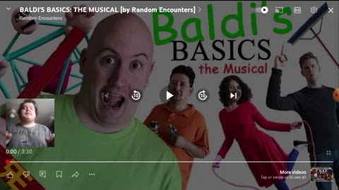 Reacting To Baldi's Basics: The Musical [By Random Encounters]