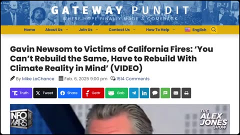 Gavin Newsom Announces That Palisades Property Owners CANNOT Rebuild